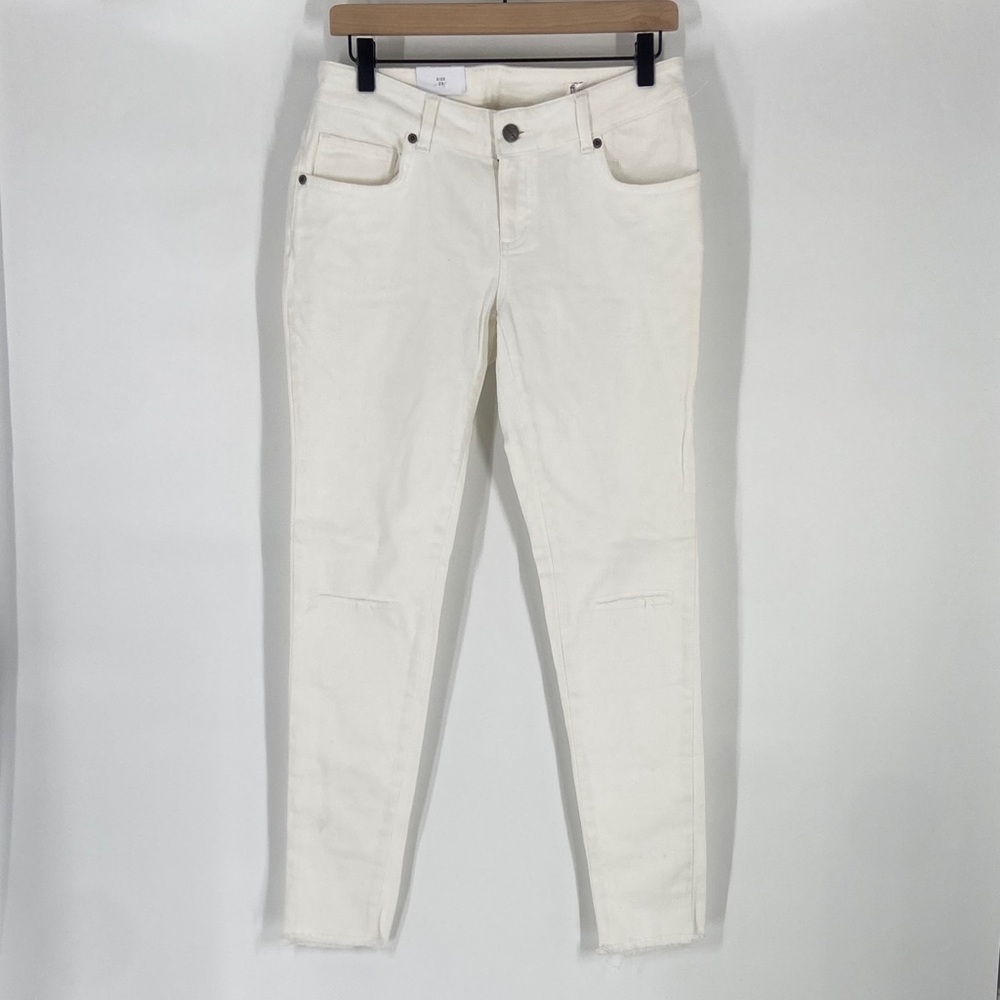 Annie Bing White Straight Pants Jeans Size 29 NWT